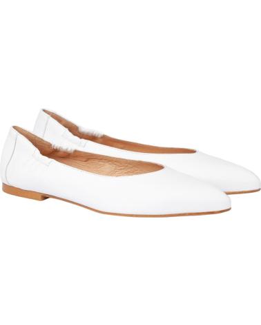 Bailarinas de Mujer EVA MAÑAS BABUCHA PIEL 1480 BLANCO