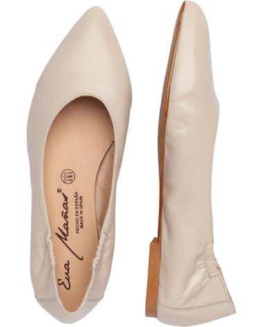 Zapatos de Mujer eva maÑas BABUCHA PIEL 1480 NUDE