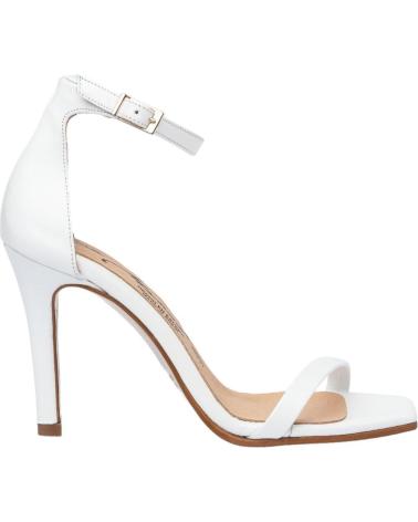 Sandalias de Mujer EVA MAÑAS SALON FIESTA PIEL 1472 BLANCO