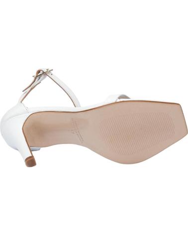 Sandalias de Mujer EVA MAÑAS SALON FIESTA PIEL 1472 BLANCO