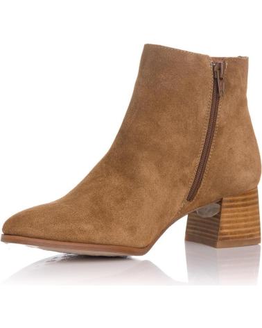 Botines de Mujer POPA BOTINES DE TACON EYRA CUERO MARRóN