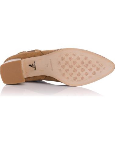 Botines de Mujer POPA BOTINES DE TACON EYRA CUERO MARRóN