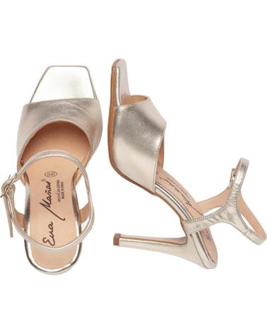 Sandalias de Mujer EVA MAÑAS SALON FIESTA PIEL 1476 PLATINO