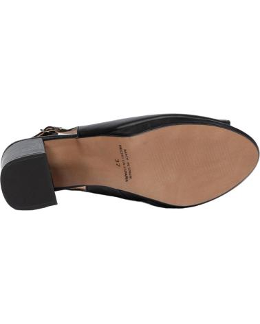 Zapatos de tacón de Mujer EVA MAÑAS SALON PLATAFORMA PIEL 1477 NEGRO