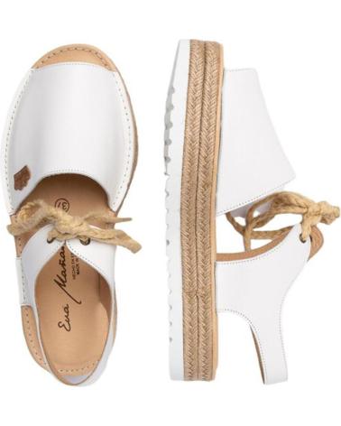 Sandalen für Damen EVA MAÑAS IBICENCA PIEL 1245 BLANCO