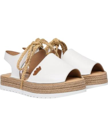 Sandalen für Damen EVA MAÑAS IBICENCA PIEL 1245 BLANCO
