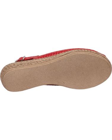 Sandalias de Mujer EVA MAÑAS SANDALIA PIEL 1259 ROJO