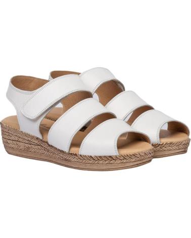 Sandalias de Mujer EVA MAÑAS SANDALIA PIEL 1262 BLANCO