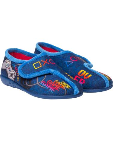 Pantufas de Menino ANGELITOS PANTUFLA GAMER 143 AZUL