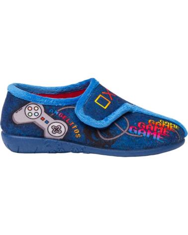 Pantufas de Menino ANGELITOS PANTUFLA GAMER 143 AZUL