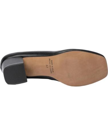 Zapatos de tacón de Mujer EVA MAÑAS SALON PIEL 1478 NEGRO