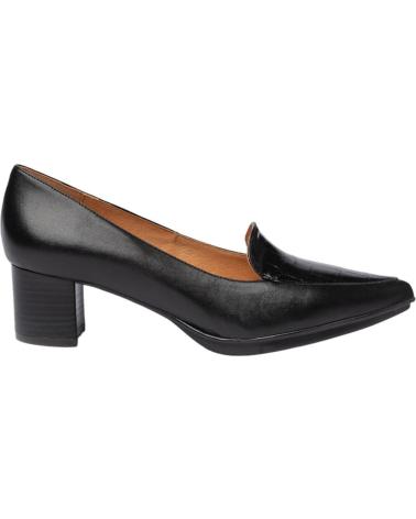 Zapatos de tacón de Mujer EVA MAÑAS SALON PIEL ADORNO 1483 NEGRO