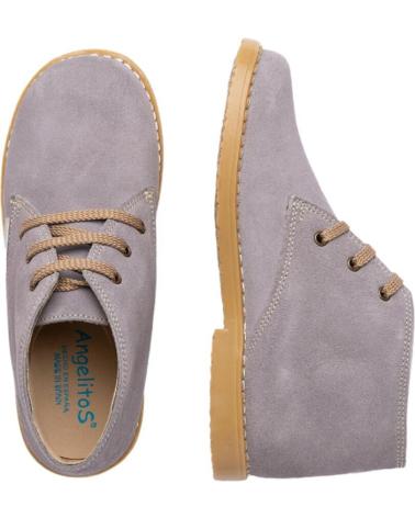 Chaussures pour Fille et Garçon ANGELITOS BOTIN PISAKAKA 403 GRIS