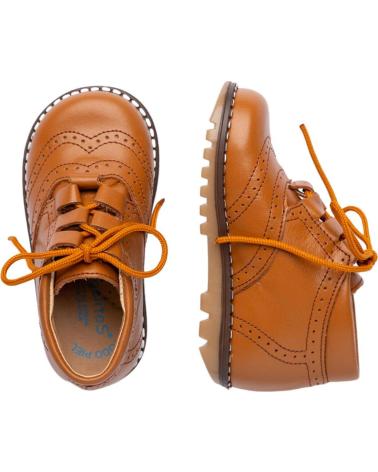 Schuhe für Mädchen und Junge ANGELITOS BOTIN INGLESITA PIEL 425 CUERO