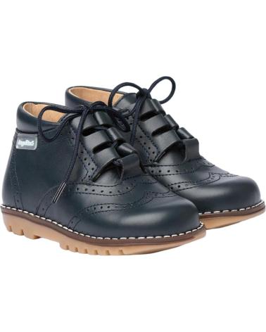 Sapatos de Menina e Menino ANGELITOS BOTIN INGLESITA PIEL 425 MARINO