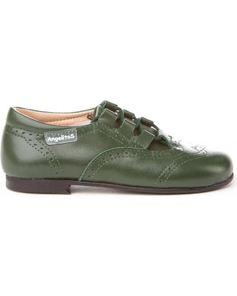 Sapatos de Menina e Menino ANGELITOS INGLESITA PIEL 505 VERDE