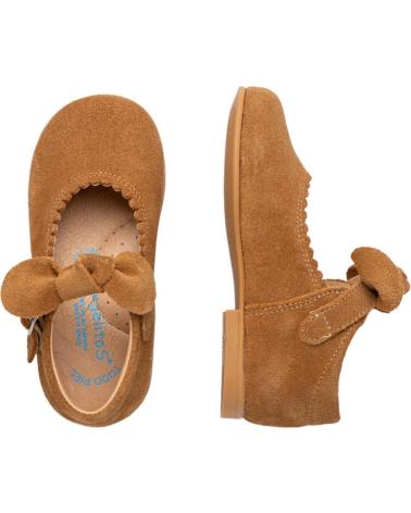 Sapatos de Menina ANGELITOS MERCEDITA PIEL 509 CAMEL