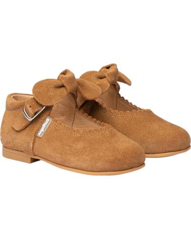 Sapatos de Menina ANGELITOS MERCEDITA PIEL 509 CAMEL
