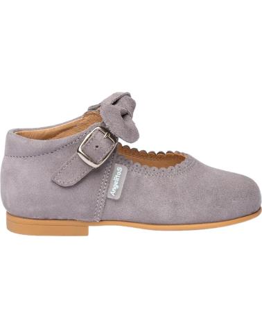 Sapatos de Menina ANGELITOS MERCEDITA PIEL 509 GRIS