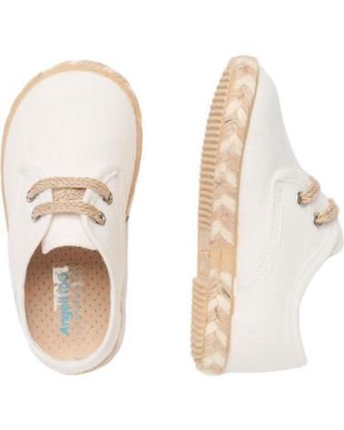 Sapatos de Menino ANGELITOS BLUCHER LINO ANG950 BLANCO