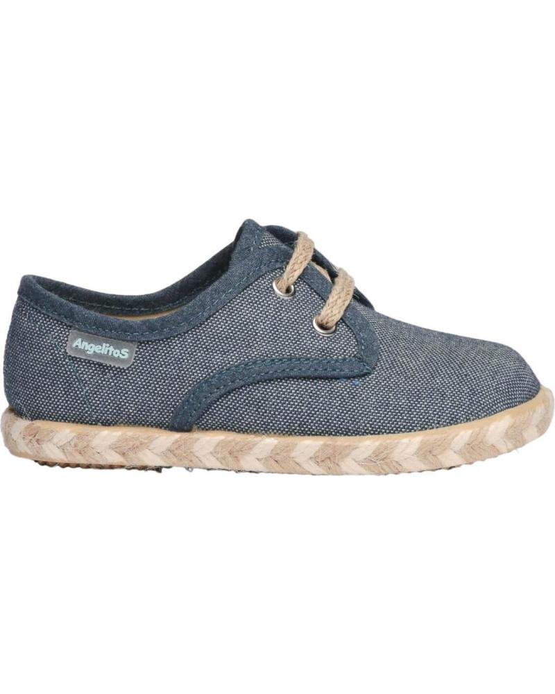 Sapatos de Menino ANGELITOS BLUCHER LINO ANG950 VAQUERO