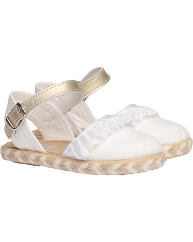 Sapatos de Menina ANGELITOS SANDALIA VALENCIANA ANG951 BLANCO
