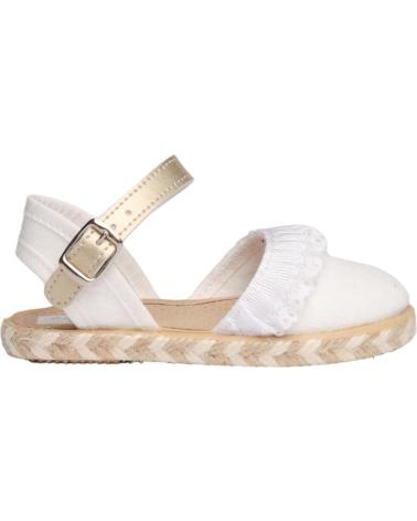 Sapatos de Menina ANGELITOS SANDALIA VALENCIANA ANG951 BLANCO