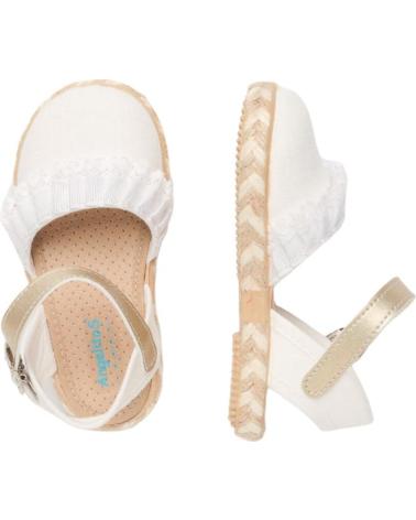 Sapatos de Menina ANGELITOS SANDALIA VALENCIANA ANG951 BLANCO