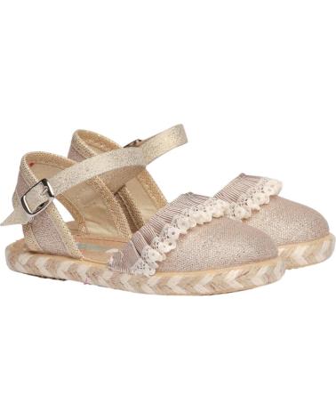 Sapatos de Menina ANGELITOS SANDALIA VALENCIANA ANG951 PLATINO