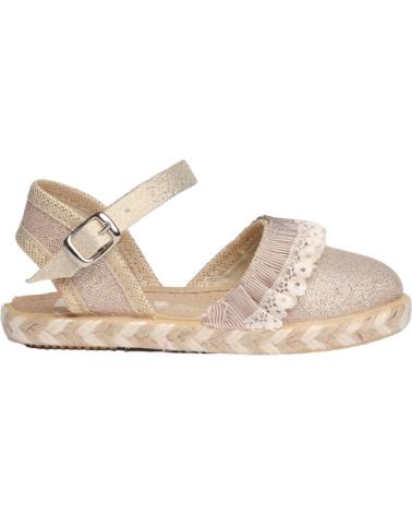 Sapatos de Menina ANGELITOS SANDALIA VALENCIANA ANG951 PLATINO