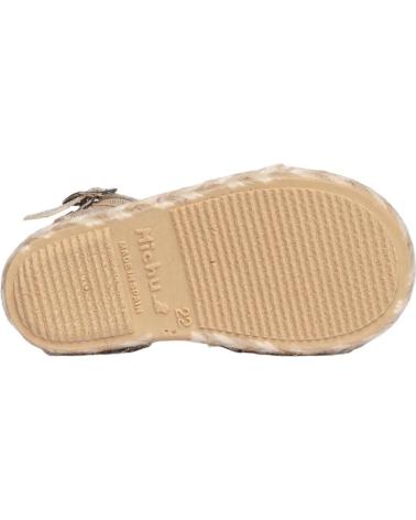 Sapatos de Menina ANGELITOS SANDALIA VALENCIANA ANG951 PLATINO