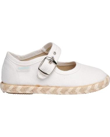 Sapatos de Menina ANGELITOS MERCEDITA LONA ANG954 BLANCO
