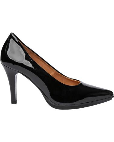 Zapatos de tacón de Mujer EVA MAÑAS SALON PIEL CHAROL 1499 NEGRO