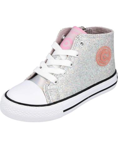 Deportivas de Niña y Niño CONGUITOS COSH283043 ZAPATILLAS ALTAS N PLATA