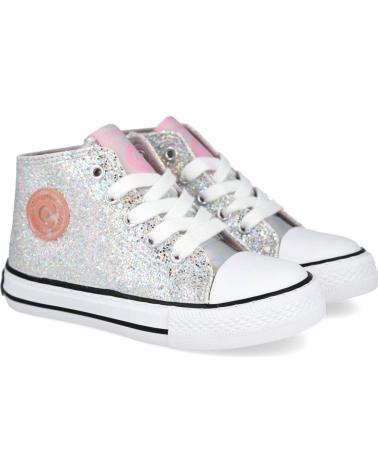 Deportivas de Niña y Niño CONGUITOS COSH283043 ZAPATILLAS ALTAS N PLATA