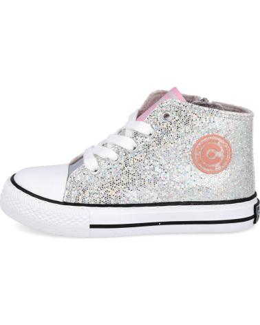 Sportivo per Bambina e Bambino CONGUITOS COSH283043 ZAPATILLAS ALTAS N PLATA
