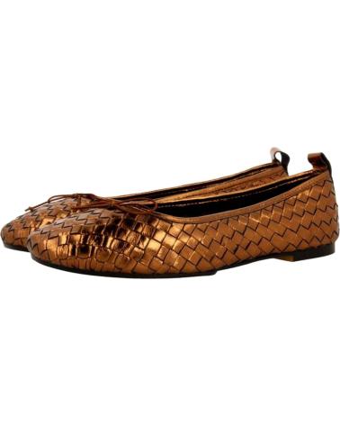 Woman Flat shoes GIOSEPPO BAILARINAS PIEL TRENZADA 70809 MARRóN