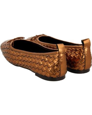 Woman Flat shoes GIOSEPPO BAILARINAS PIEL TRENZADA 70809 MARRóN