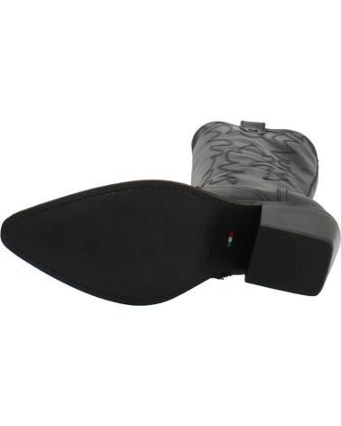 NERO GIARDINI BOTAS COWBOY PRETAS E013274D NEGRO