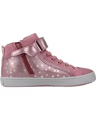 MÄDCHEN HIGH-TOP-SNEAKER GEOX J KALISPERA GIRL I I IN ROSA DK PINK