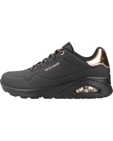 Deportivas de Mujer SKECHERS 155196 ZAPATILLAS CASUAL DE MUJER NEGRO NEGRO