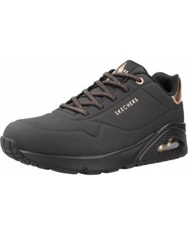Deportivas de Mujer SKECHERS 155196 ZAPATILLAS CASUAL DE MUJER NEGRO NEGRO