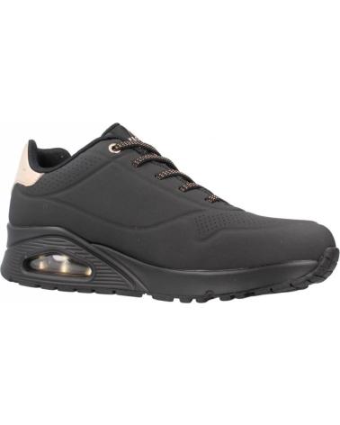 Deportivas de Mujer SKECHERS 155196 ZAPATILLAS CASUAL DE MUJER NEGRO NEGRO