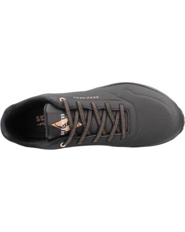 Deportivas de Mujer SKECHERS 155196 ZAPATILLAS CASUAL DE MUJER NEGRO NEGRO
