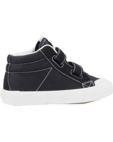 girl and boy Trainers VICTORIA 65176 TRIBU BOTIN TIRAS EFECTO PIEL NEGRO