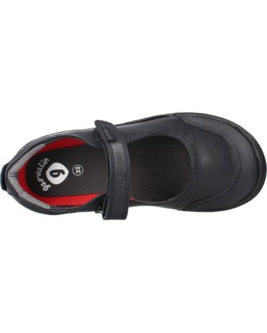 Chaussures pour Fille GARVALIN COLEGIAL MERCEDITA CON VELCRO AZUL MARINO