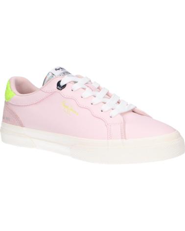 Scarpe sport per Donna e Bambina PEPE JEANS PGS30483 KENTON CLASSIC 319 MAUVE PINK