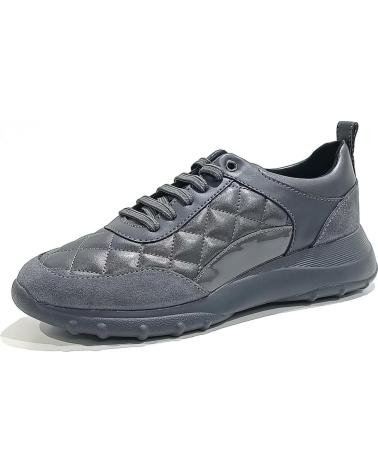 Sportschuhe für Damen GEOX SNEAKERS DE CORDONERAS DE PIEL Y SINTETICO CON SUELA DE GO GREY