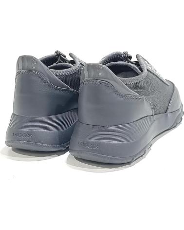 Sportif pour Femme GEOX ZAPATO CASUAL DE MATERIAL TEXTIL CON CORDONERAS ELASTICAS STONE