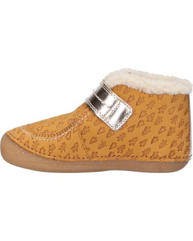 Zapatos de Niña KICKERS 909730-10 SO SCHUSS 72 JAUNE OR FANTAI
